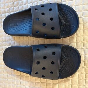 Women’s Crocs Slides. Navy Blue. Women’s Size 8